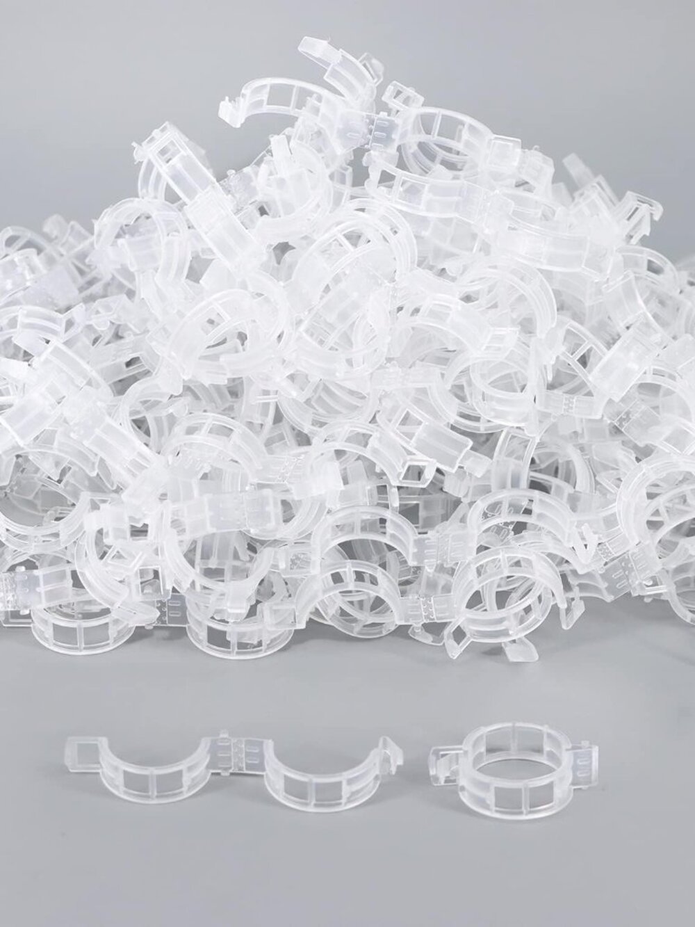 Tomato Clips, 100 Pcs Support Clips, Plastic Trellis Clips, Garden Clips to Grow